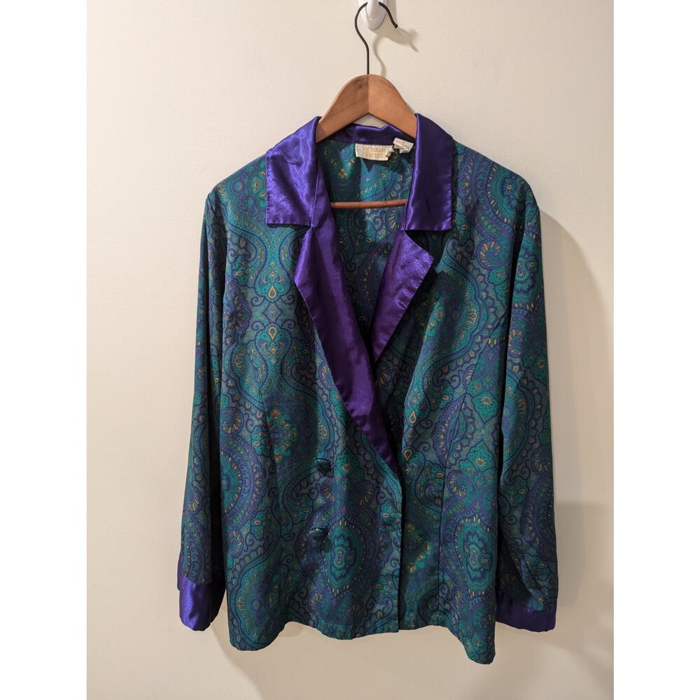 Victoria's Secret Gold Label Vintage Paisley Top